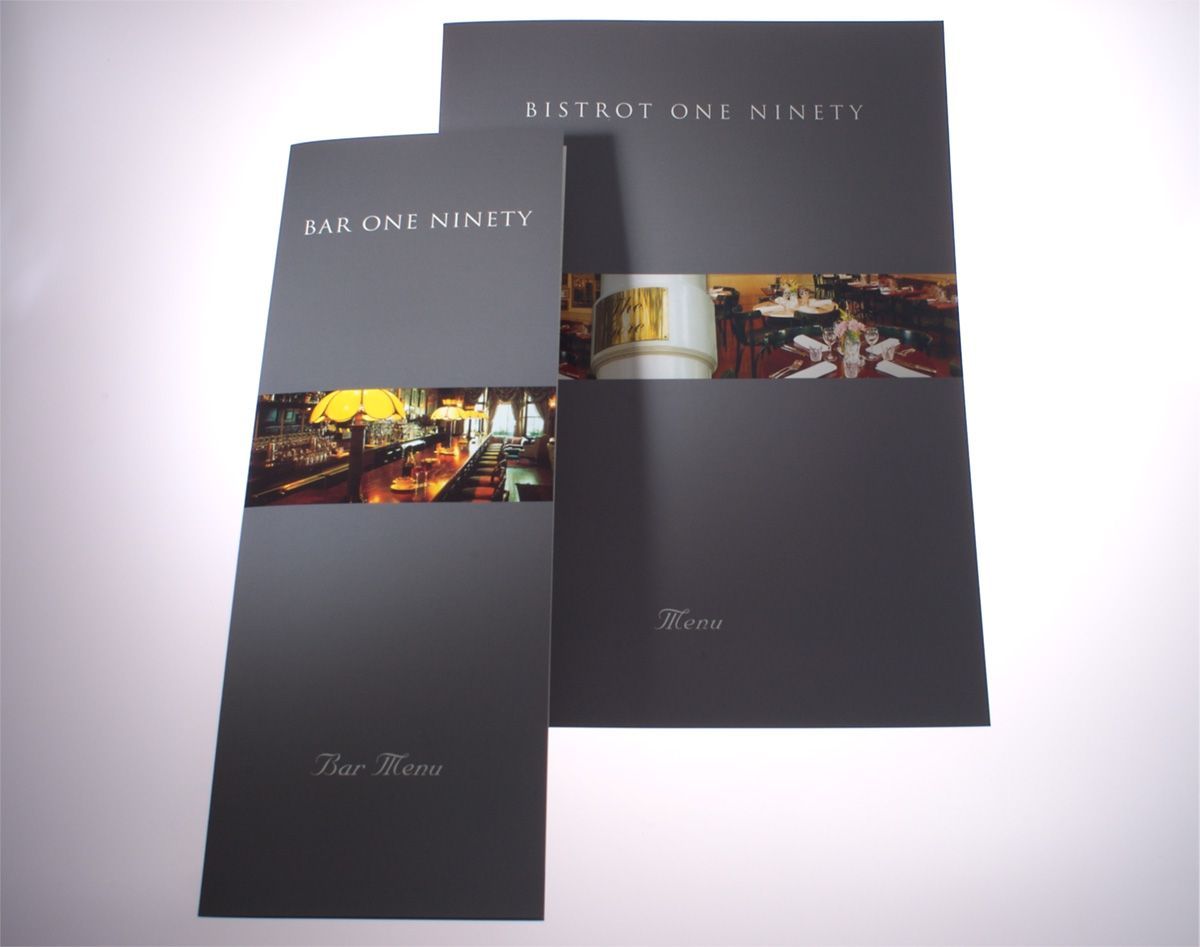 The Gore Hotel menus