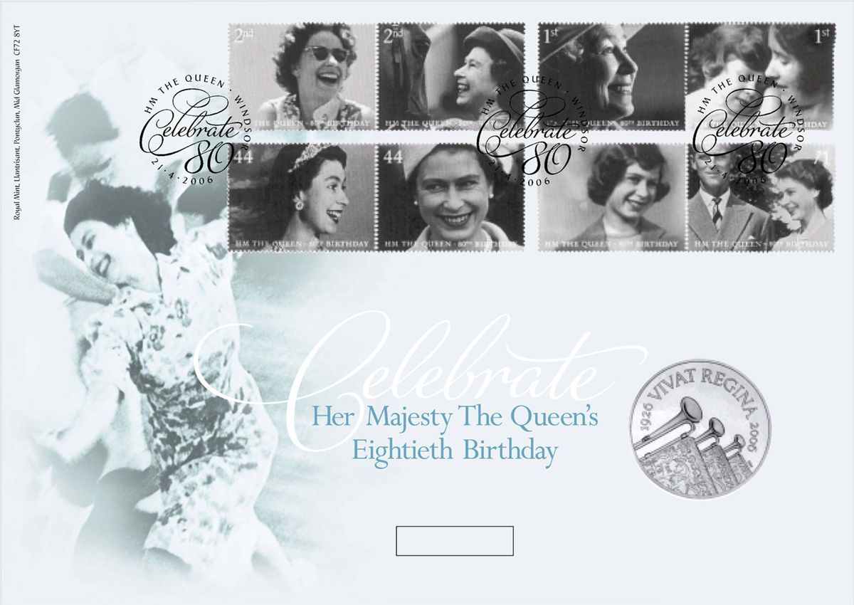 Royal Mail Queen Elizabeth 80th Birthday 1