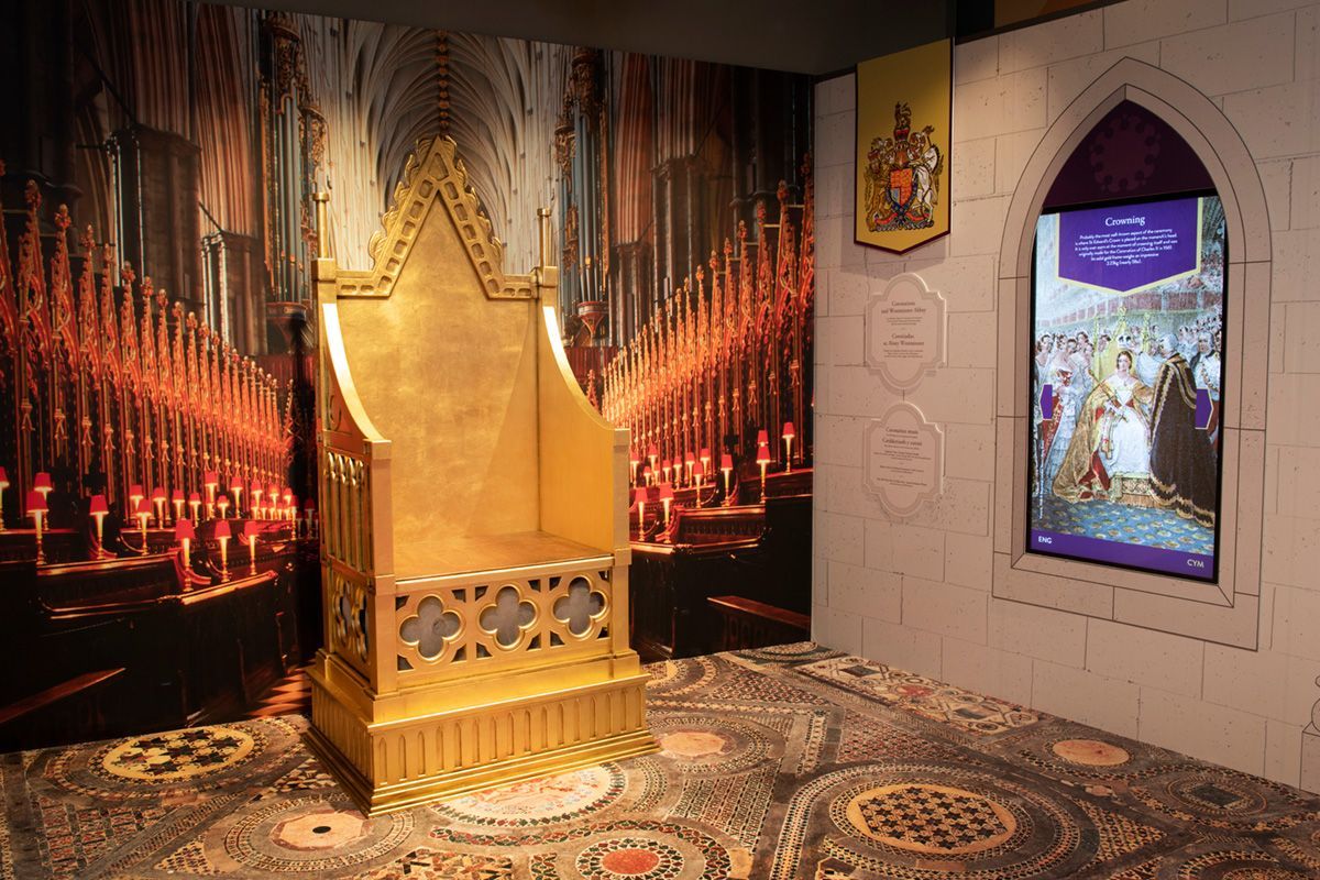 Royal Mint Experience Coronation chair