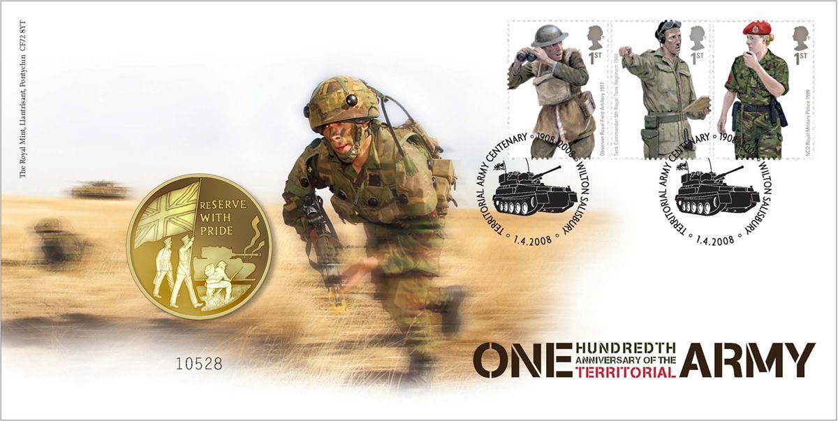 Royal Mail Territorial Army cover