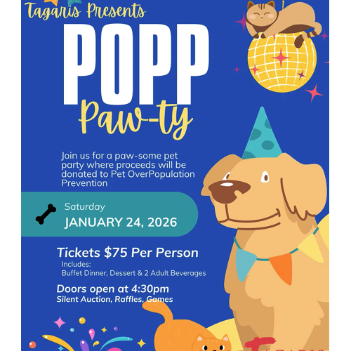 POPP 'Paw-ty' flyer