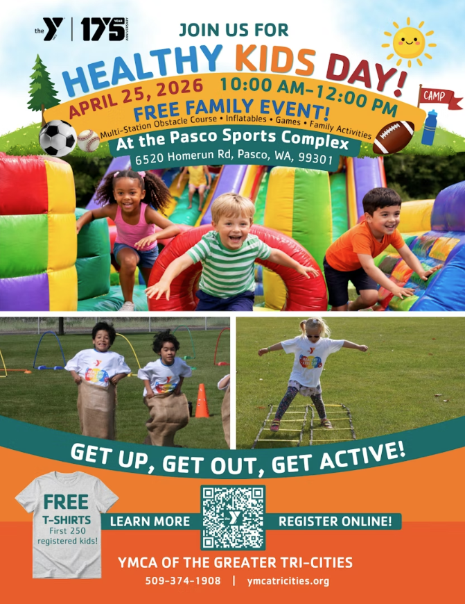 YMCA's Healthy Kids Day flyer