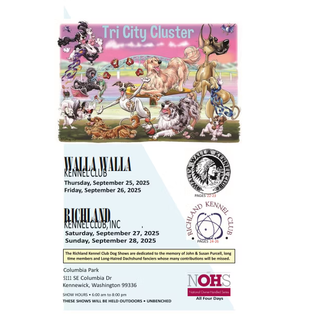 Dog show flyer