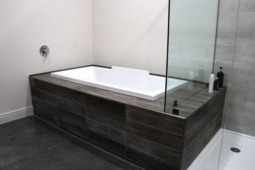 Bathroom — Bath Tab with Glass in Manhattan, KS