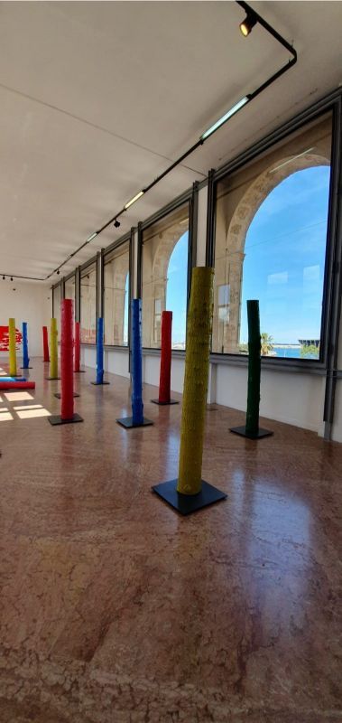 vetro temperato per finestre museo