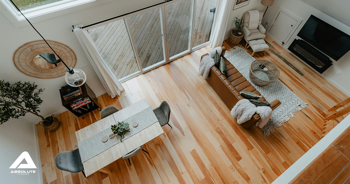 Image of laminate floors installed
