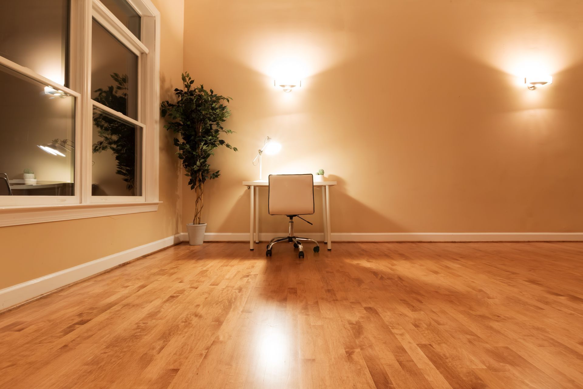 Image of laminate flooring installed