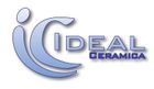 Su sfondo bianco è raffigurato il logo di Ideal Ceramica