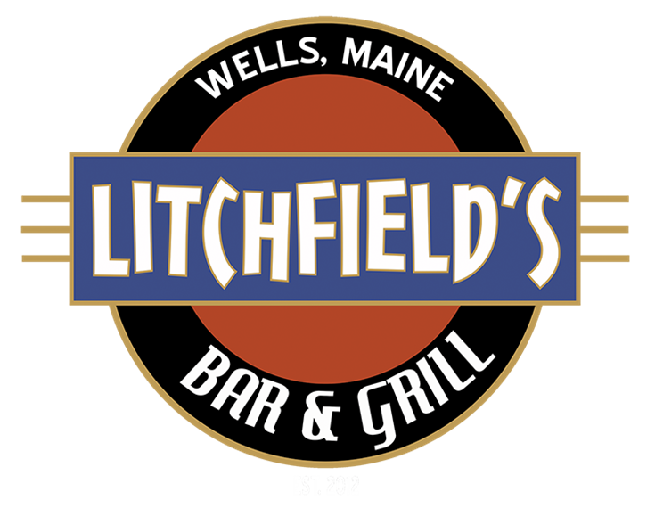Litchfield's Bar and Grille in Wells, Maine Logo