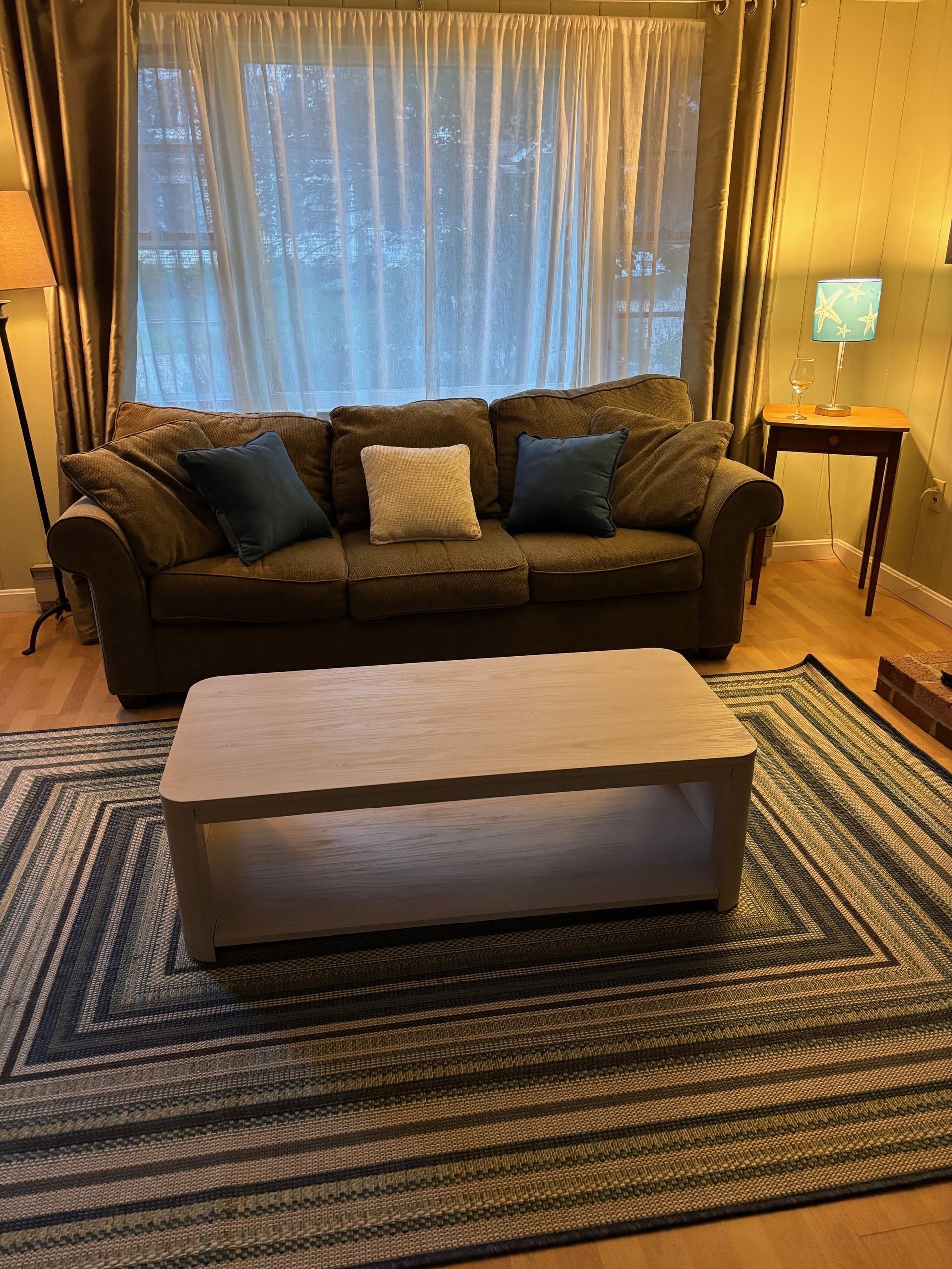 Sofa view of living room