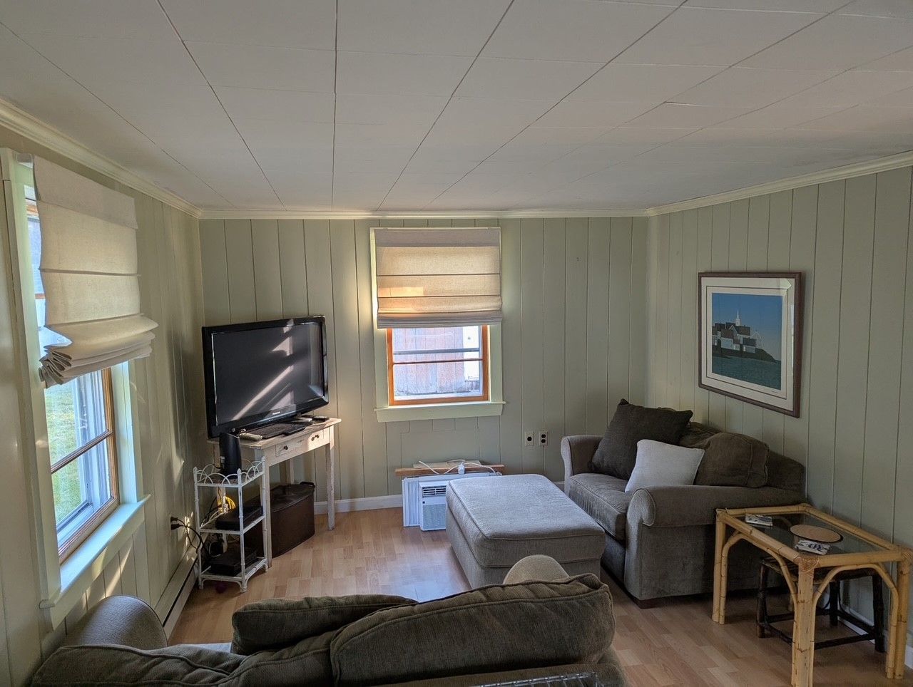 Living Room View of Vacation Rental in Wells, Maine