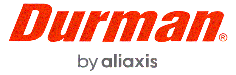 El logotipo de Durman en color naranja, con el texto 