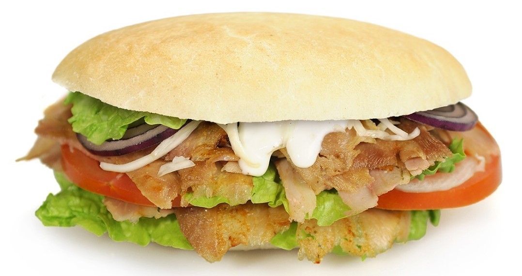 Panino con kebab