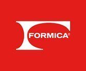 The formica logo is on a red background.