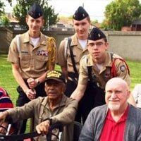 Elderly people having a fun time at an event organized by Timberhill Villa