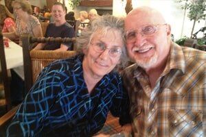 Elderly people having a fun time at  Timberhill Villa