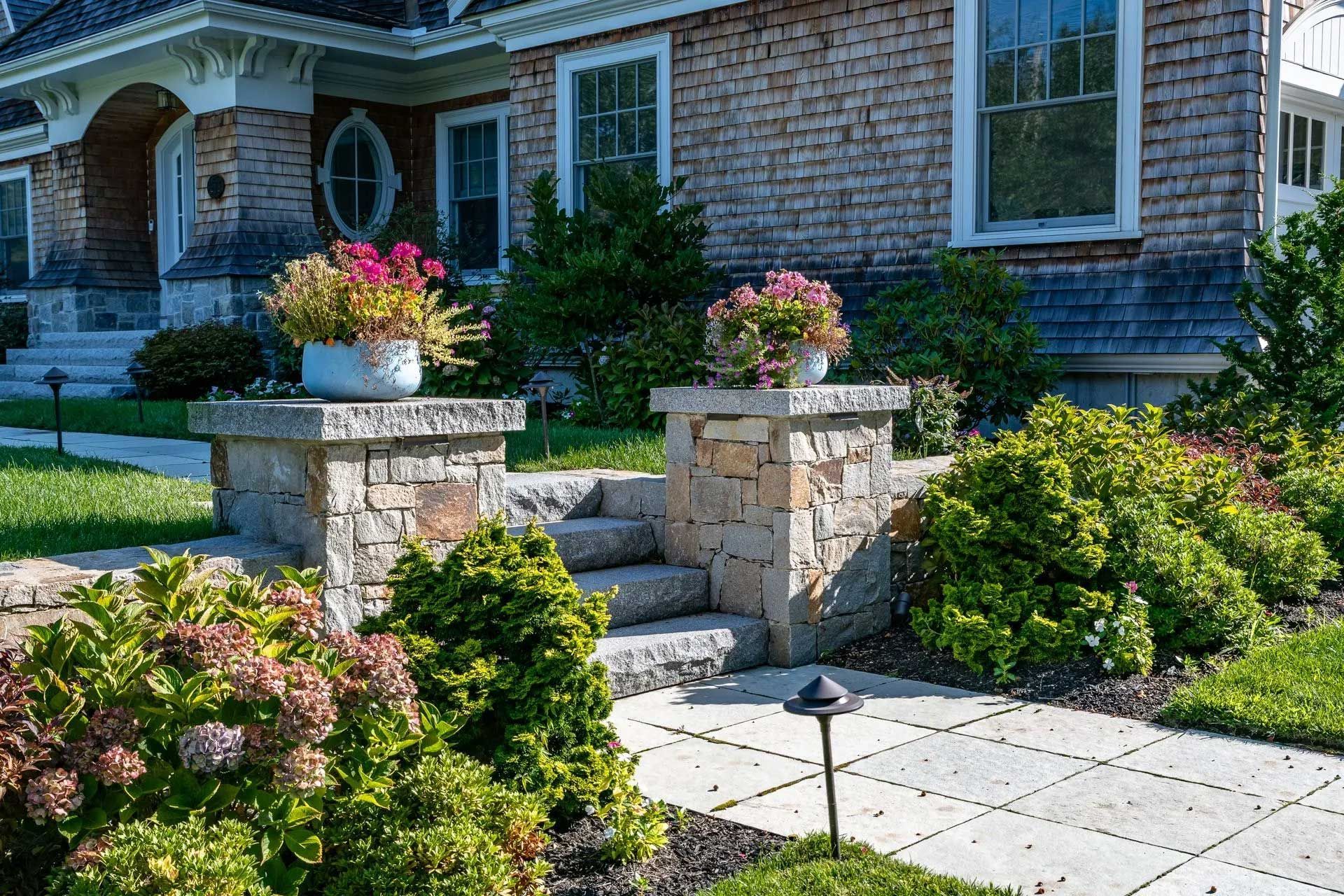 landscaping in Coastal Classic 1