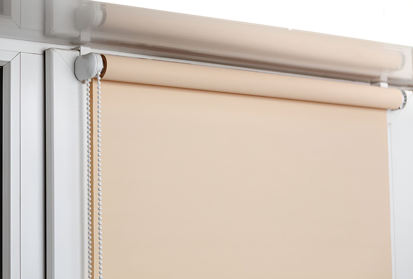 A Beige Roller Blind
