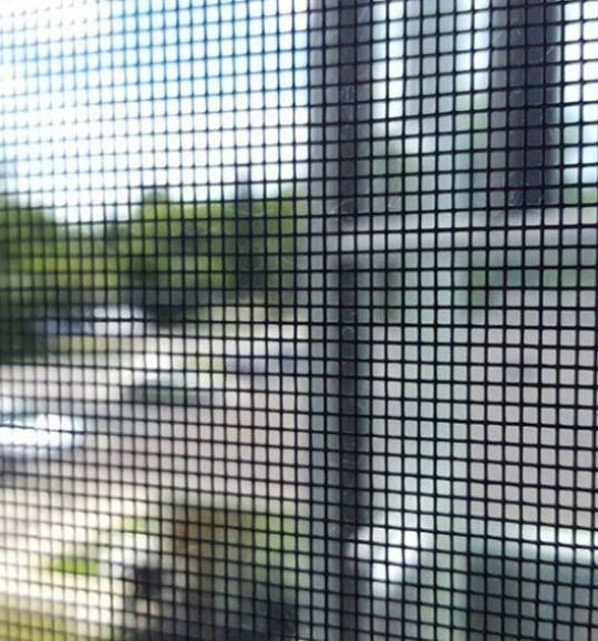 A Close Up of a Screen Door With a Blurry Background — Budget Screens & Awnings in South Lismore, NSW