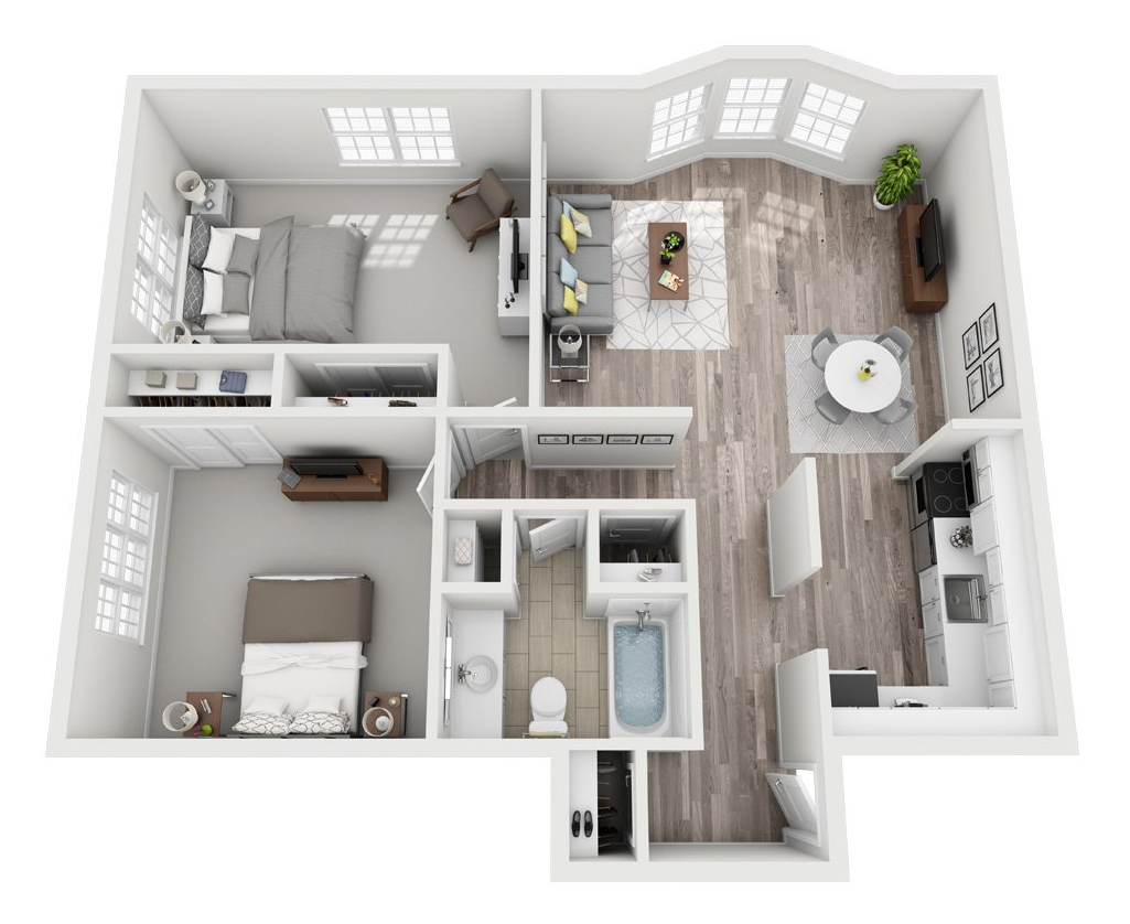 Floor Plans | Brighton Village Apartments