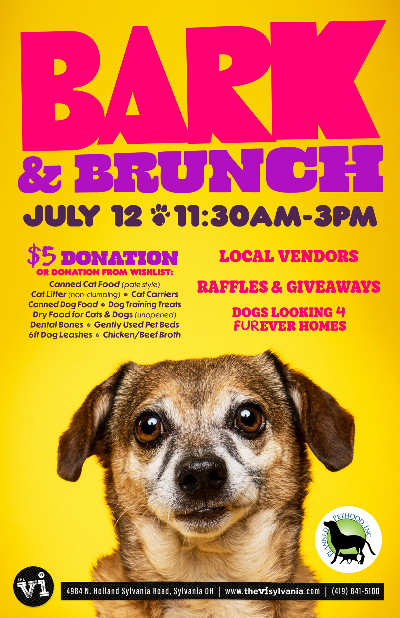 The Village Inn, Sylvania, Ohio - Bark and Brunch, July 12