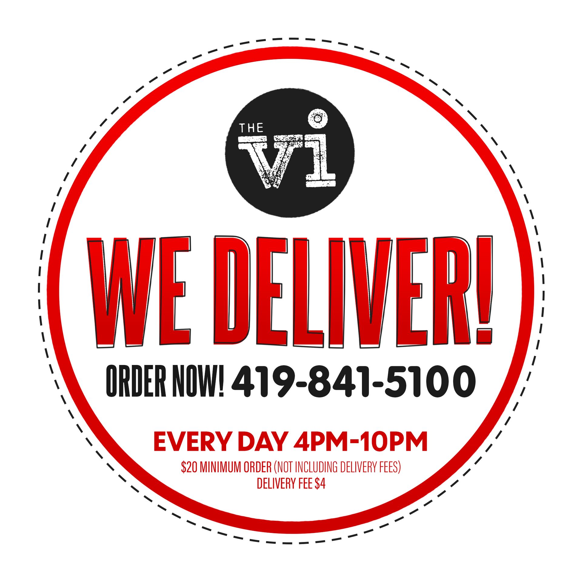 The VI Delivers - Pizza Delivery in Sylvania, Ohio