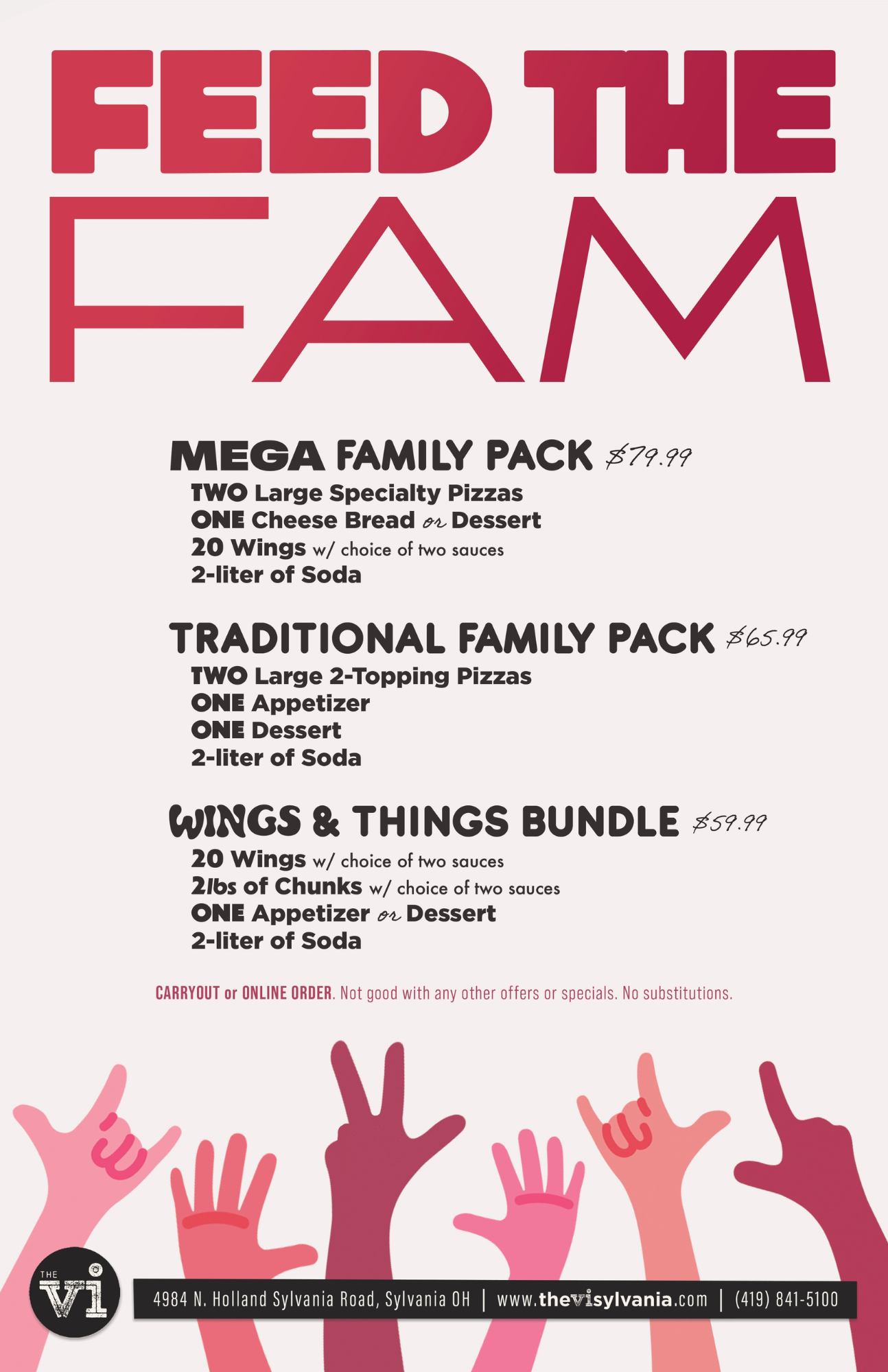 The Village Inn Sylvania, Ohio - Family Specials