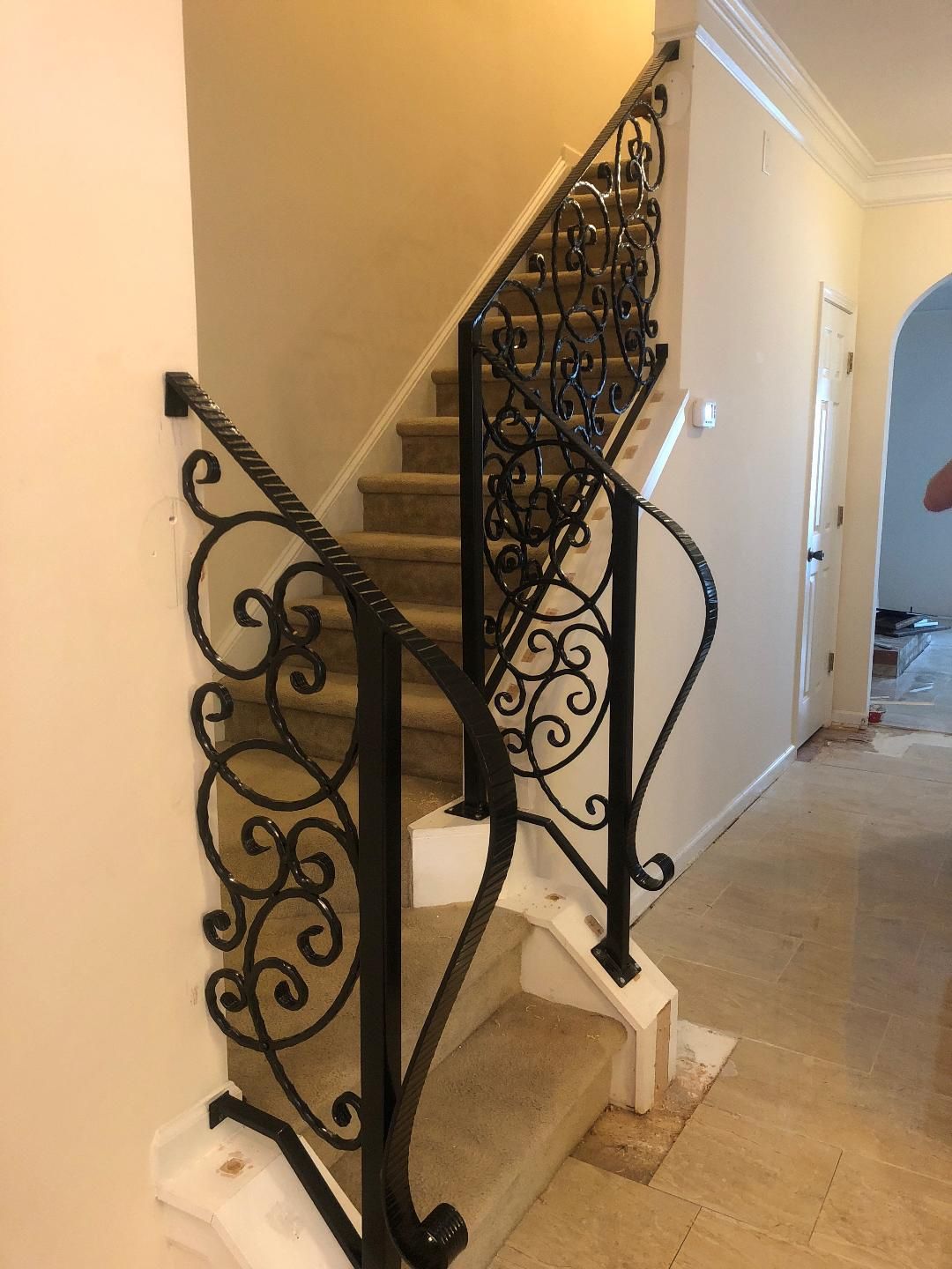 interior iron railing
