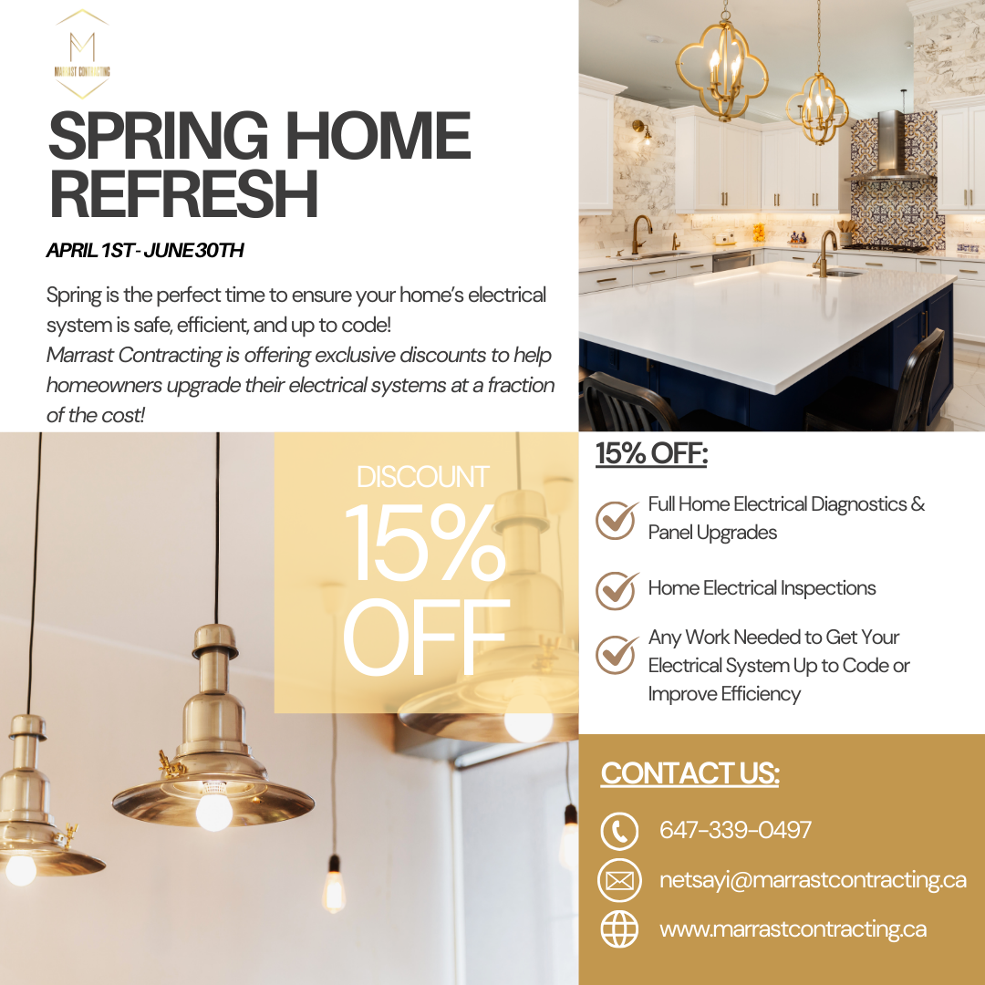 A flyer for a winter promo for all electrical upgrades.