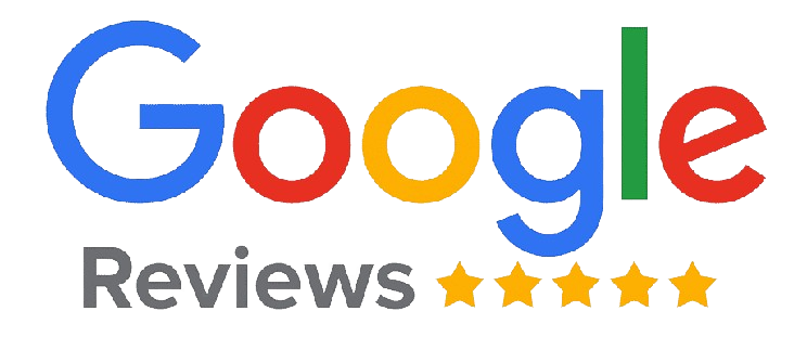 The google reviews logo is shown on a white background.