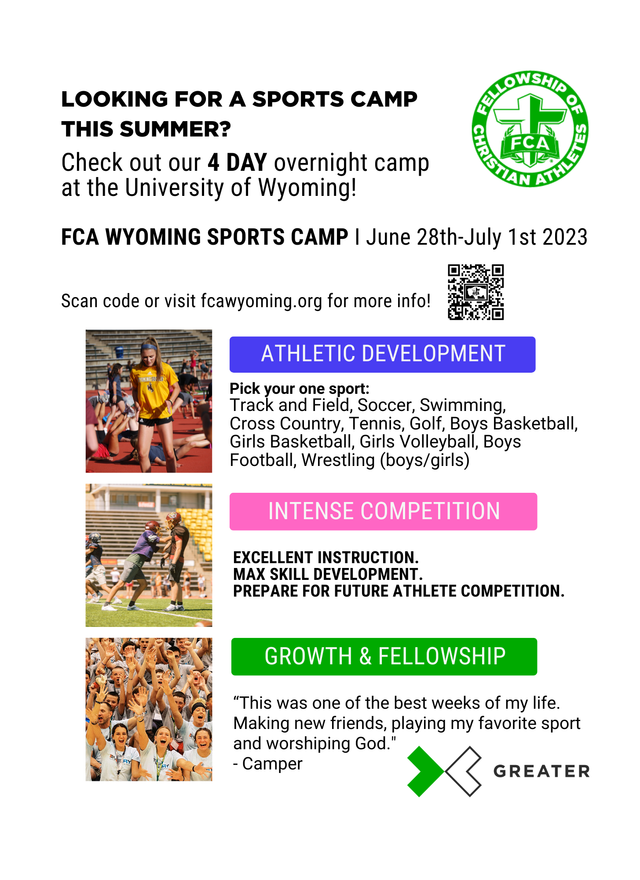 FCA WYO Sports Camp