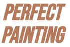 A logo for perfect painting is shown on a white background