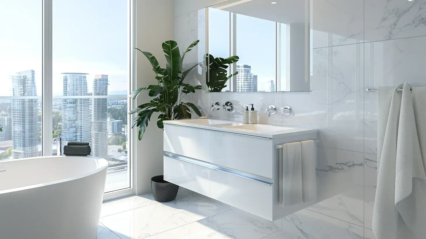 Bathroom renovation contractors Vancouver installing custom vanity cabinets and engineered stone countertops. Soft-close drawers and concealed storage enhance organization. Ideal for residential bathroom remodeling projects.
Spa-inspired bathroom remodel Vancouver with deep soaking tub and natural stone tile. LED vanity lighting and heated floors improve comfort. Designed for energy-efficient bathroom upgrades in BC homes.
Vancouver BC bathroom remodeling with waterproof tile flooring and upgraded ventilation. Exhaust fan installation reduces humidity and mold risk. Fully compliant with municipal permit requirements.
Full bathroom renovation Vancouver including demolition and waterproofing membrane installation. New shower valve, plumbing lines, and electrical circuits were added. Turnkey bathroom design-build services across Metro Vancouver.
Condo bathroom renovation Vancouver optimizing compact layout with floating vanity. Frameless shower door improves visual openness. Ideal for apartment and strata bathroom remodeling.