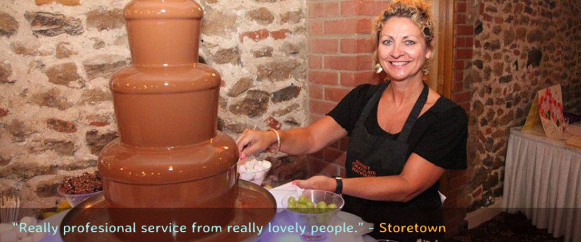 chocolate fountain
