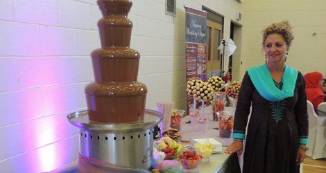 chocolate fountain
