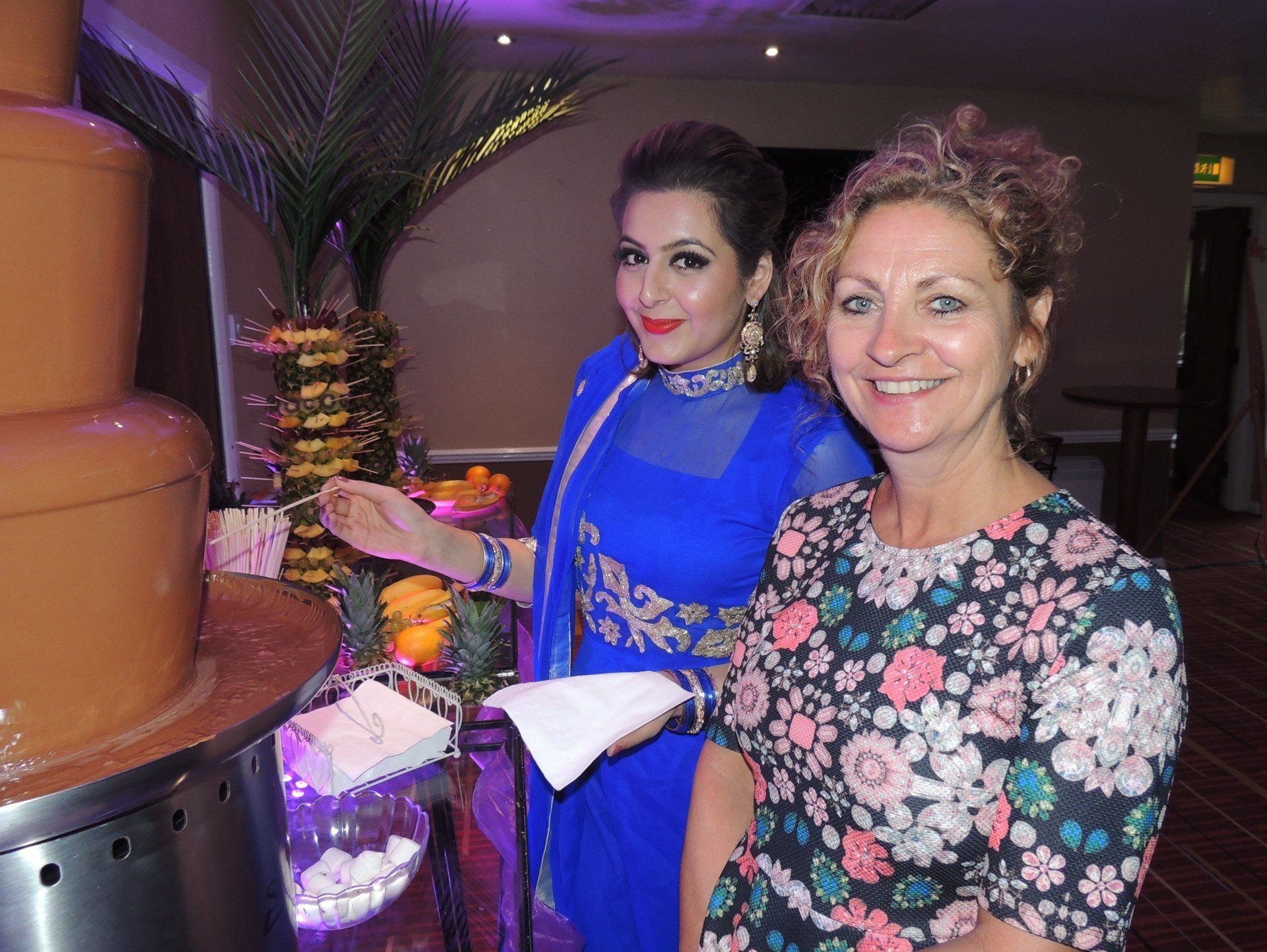 ladies having chocolate