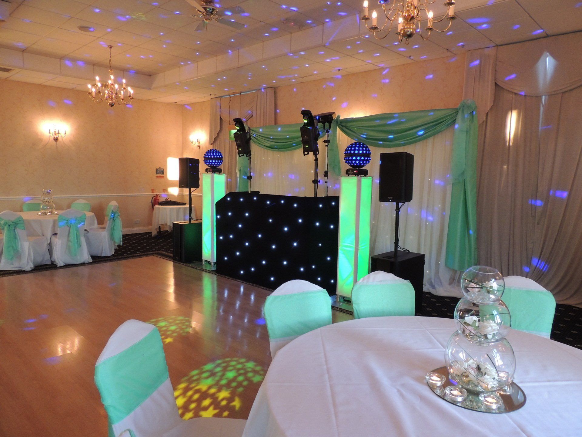 beautifully decorated venue