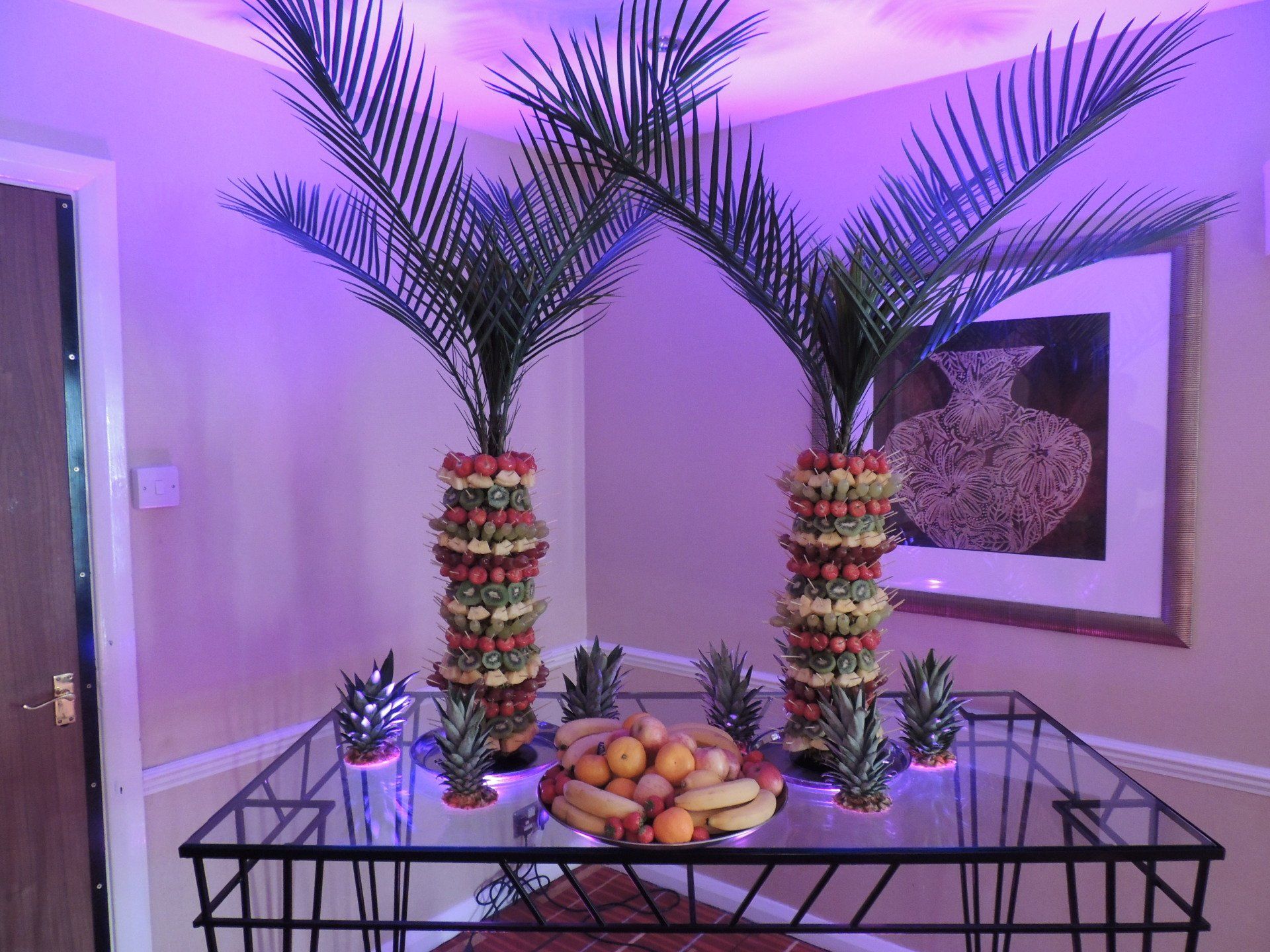 people near the chocolate fountain 10