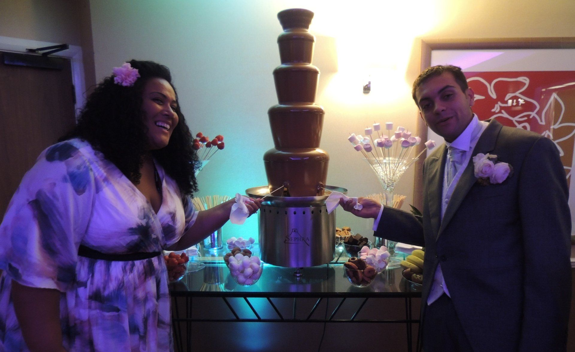 chocolate fountain