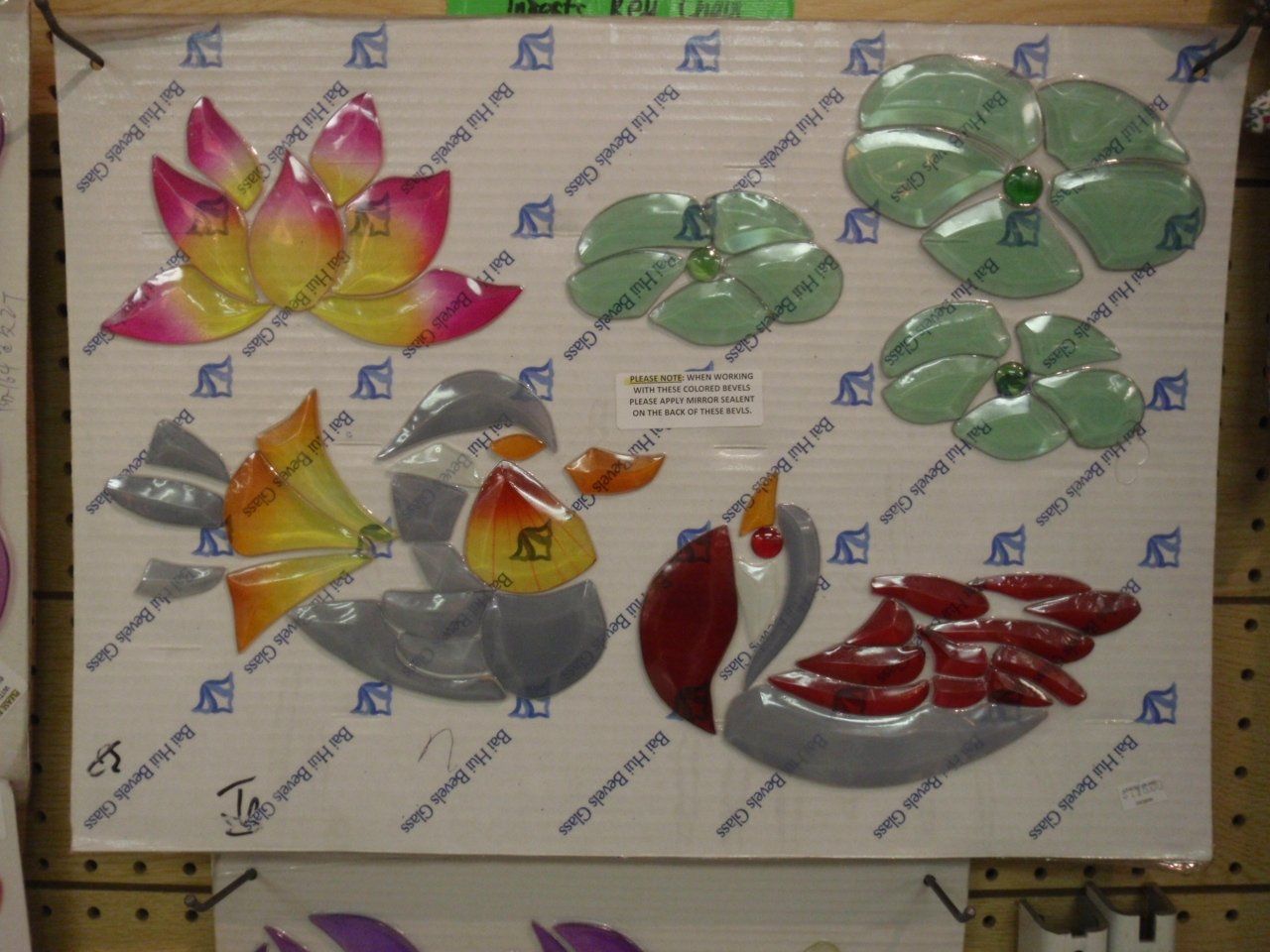 Colored Bevel Cluster Available — Cuyahoga Falls, OH — Leaded Glass Design