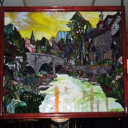 Landscape Design Glass Window — Cuyahoga Falls, OH — Leaded Glass Design