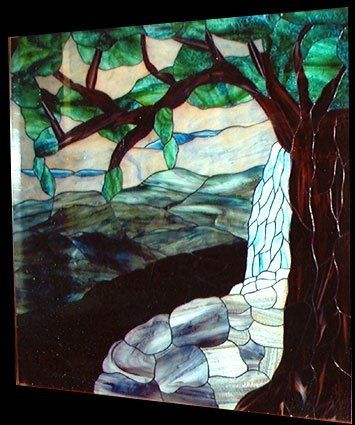 Tree Glass Design Window — Cuyahoga Falls, OH — Leaded Glass Design