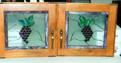 Grape Design Glass Window — Cuyahoga Falls, OH — Leaded Glass Design