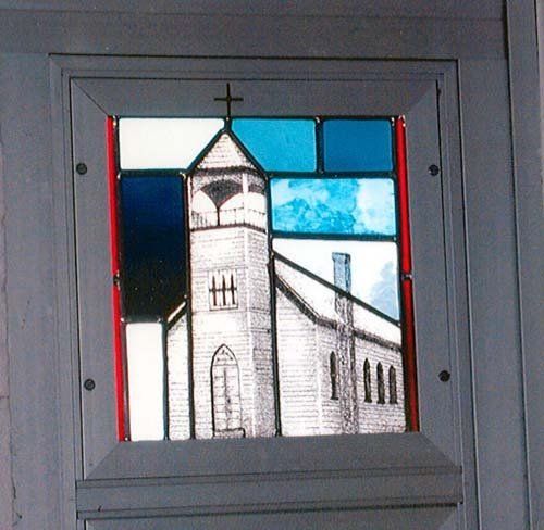 Newly Installed Window Glass Design — Cuyahoga Falls, OH — Leaded Glass Design