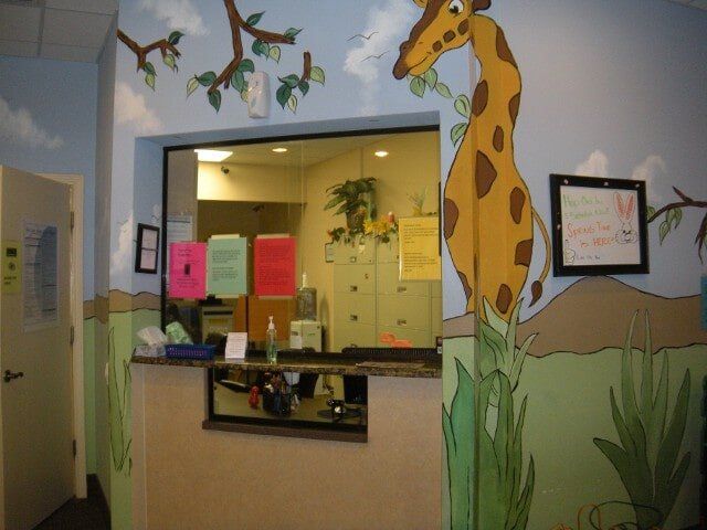 Doctor's office window - Carrollton Pediatrics in Carrollton, TX