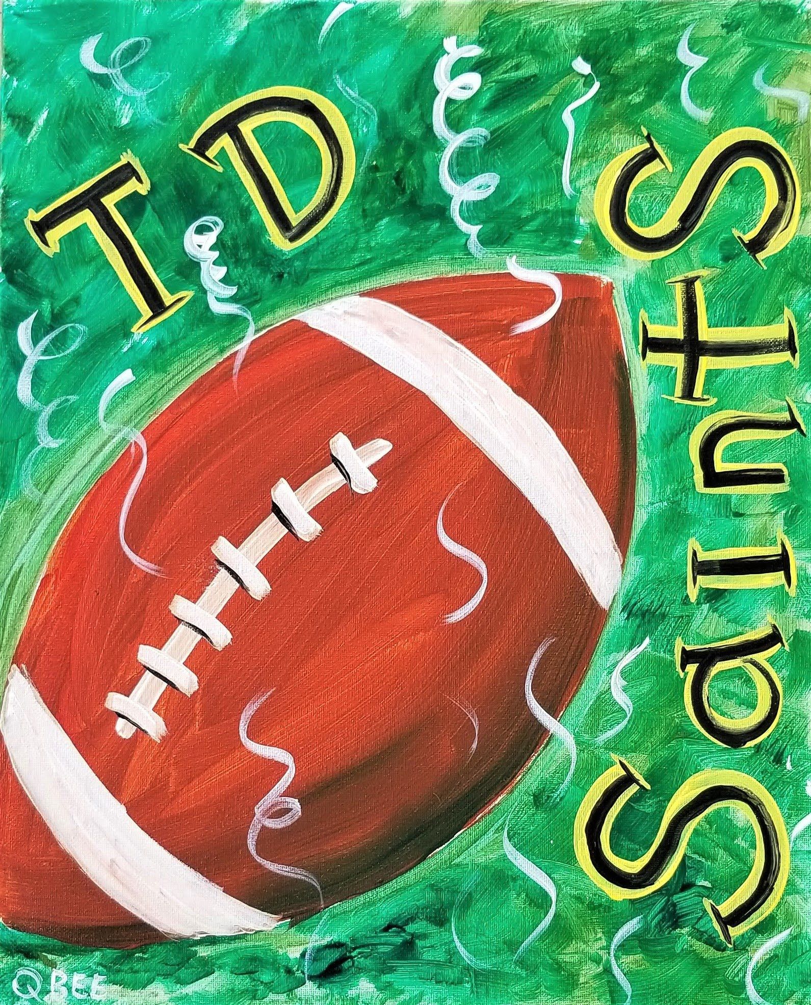 Football illustration with