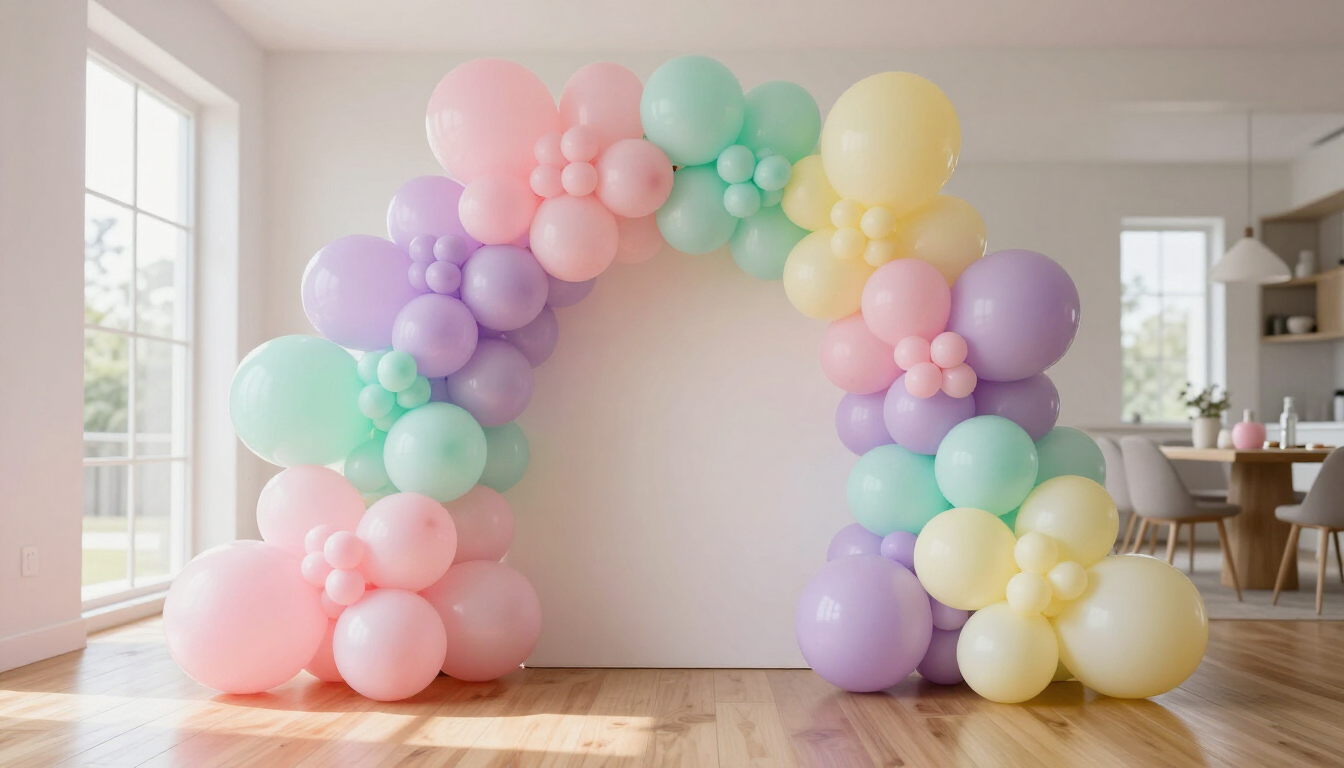 Balloon Garland Miami Style