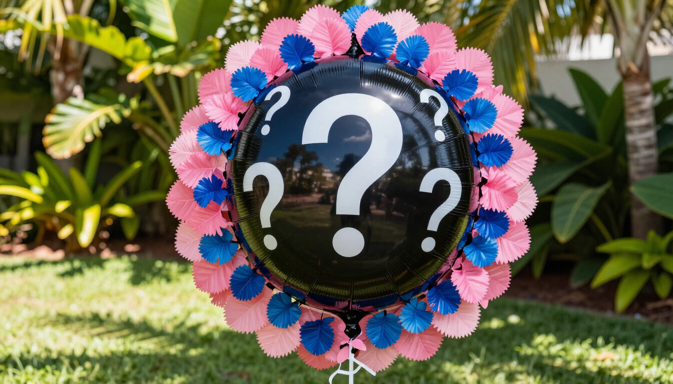 Gender Reveal Pop Setup