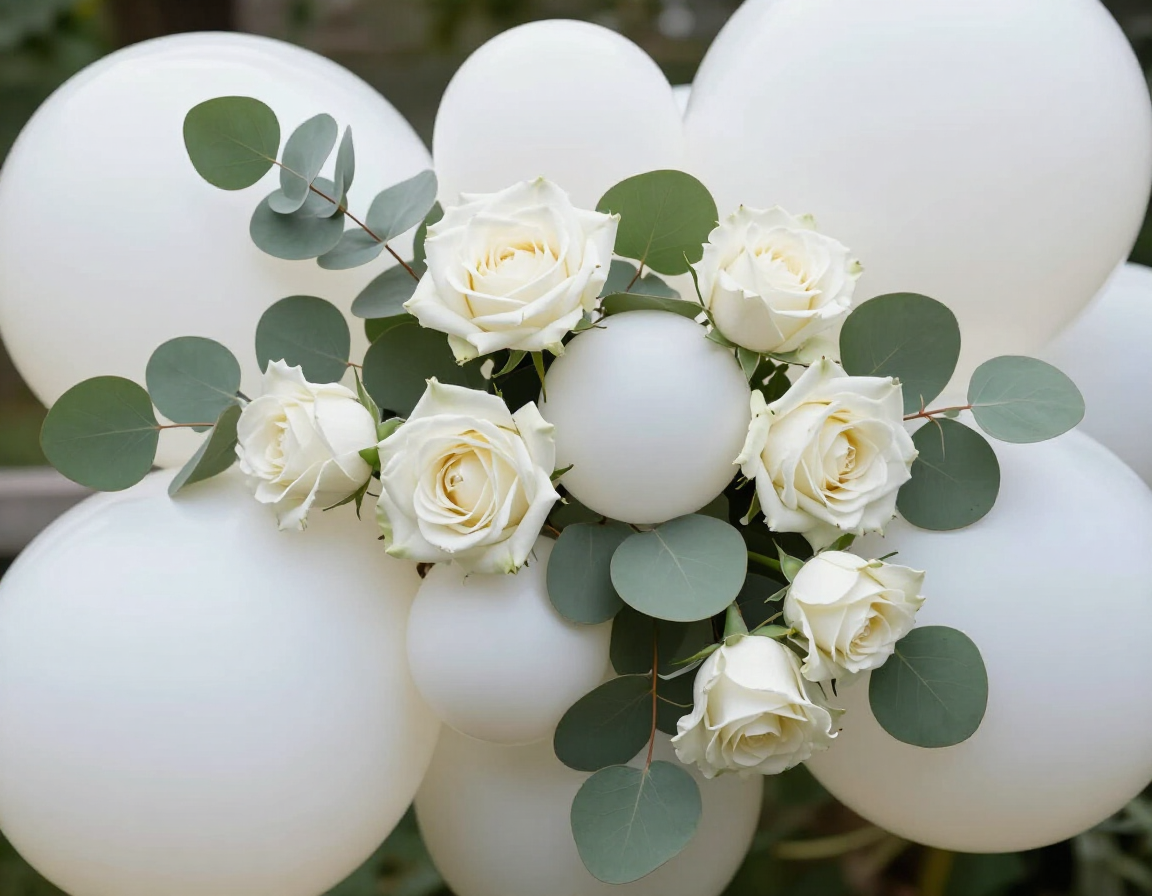 Balloon garland detail