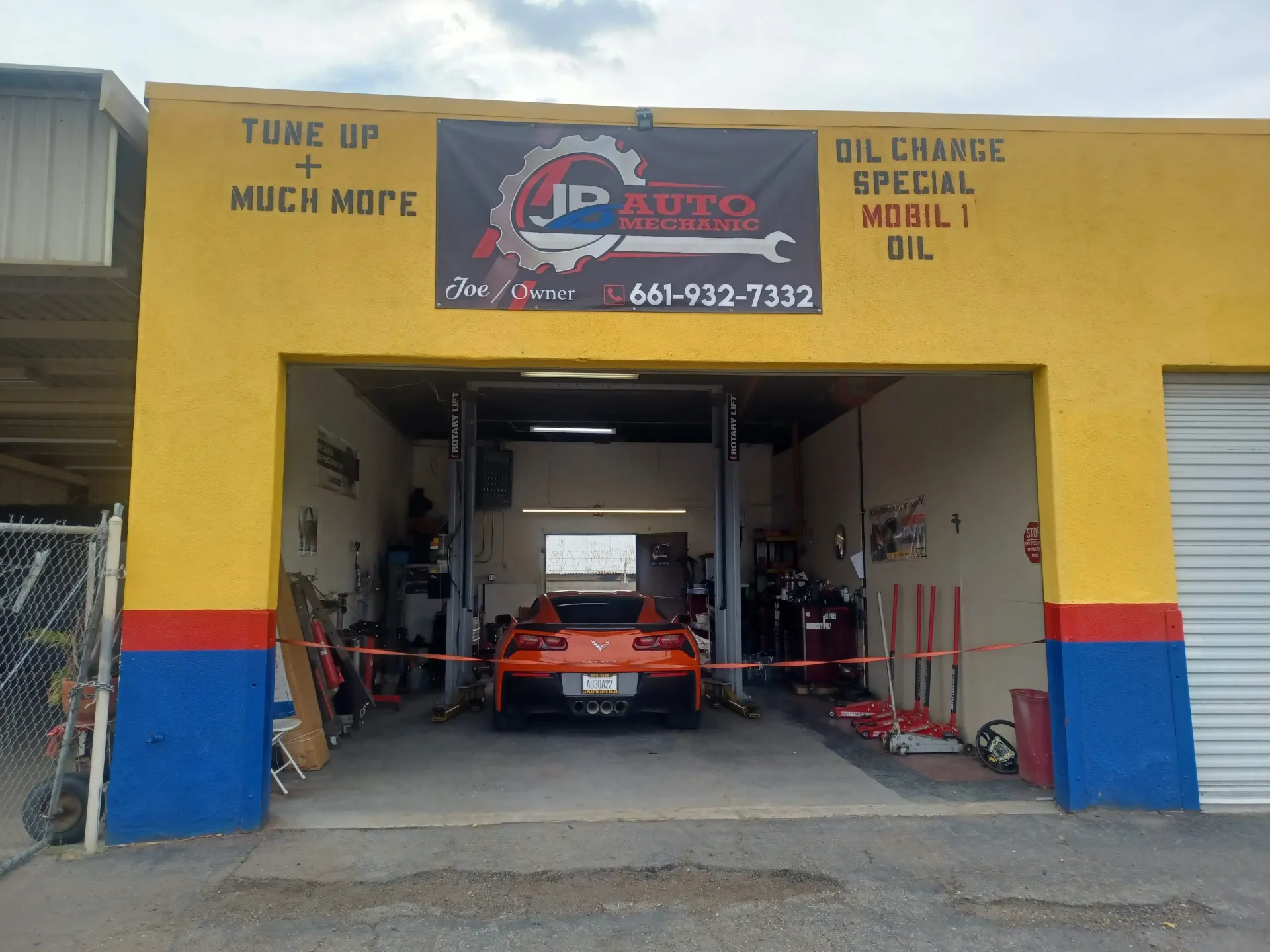 JB Auto Mechanic Outside Shop